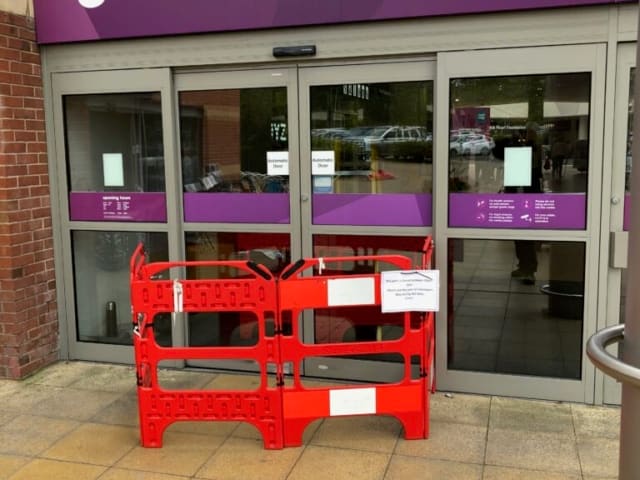 Commercial door repair work by Door Repairs UK Ltd in Yorkshire